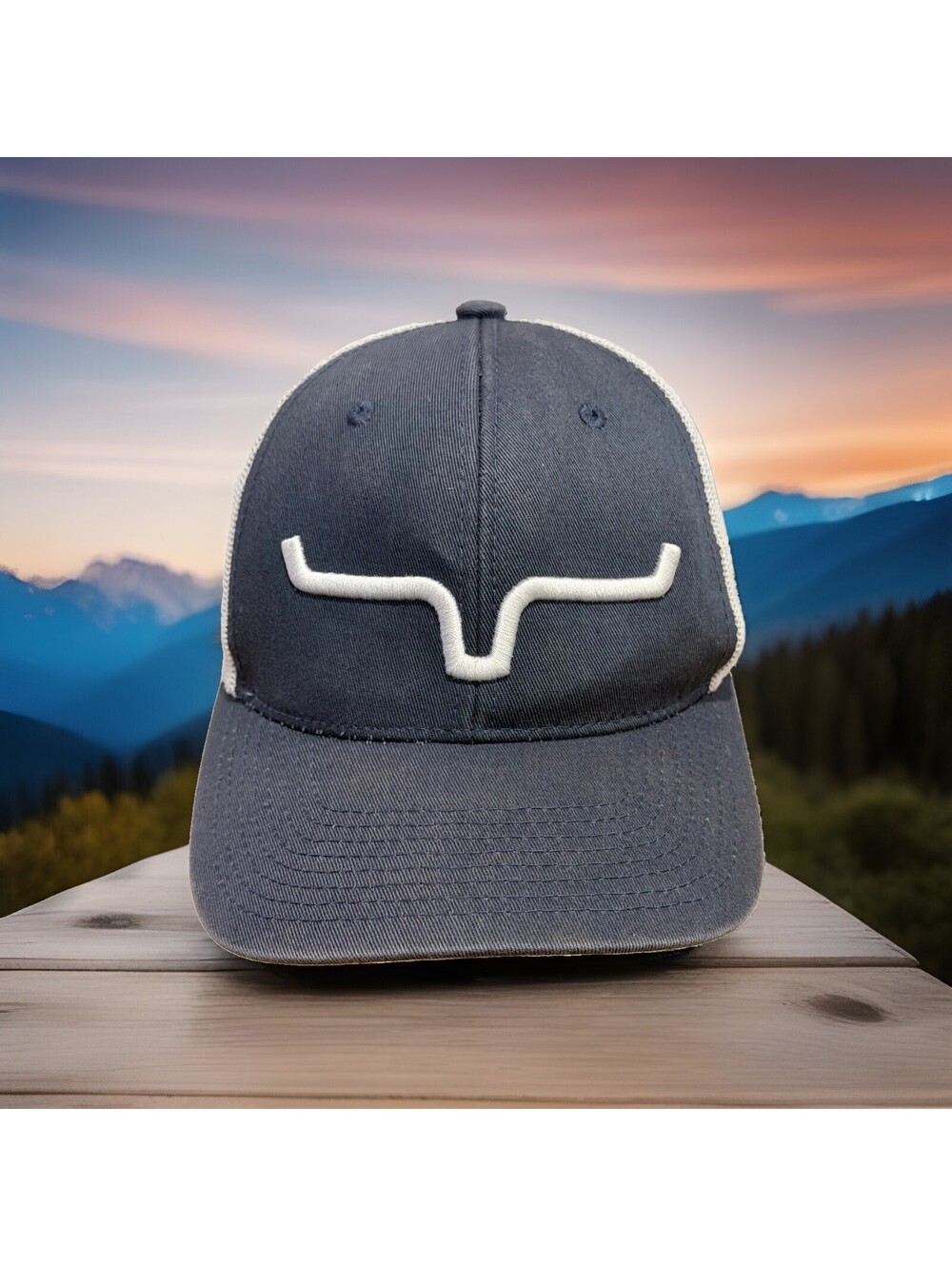 Kimes Ranch Western Denim Horseback Riders Ranchers Cowboys Baseball Cap